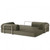 Perri 79" Compressed Sofa, Olive green (SL6907GR)