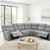 Mattheus Power Sectional (CM9944GY-SECT-PM)
