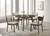 Huttwil 5 Pc. Round Dining Table Set (FM32007WN-RT-5PC)