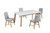 Mandier Rectangular Table (FM37009NT-T)