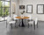 Athan 5 Pc. Dining Table Set (FM37018BK-RT-5PC19BK)