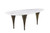 Ciaran 5 Pc. Dining Table Set (FM37024WH-OT-5PC24BK)
