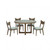 Clarksburg 5 Pc. Dining Table Set (FM39018WN-RT-5PC)