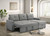 Giorgi Sectonal w/ Pullout (FM6920GY-PK)