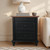 Hyde 3 Drawer Nightstand (SL7201BK-N)
