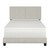 Milan Linen Bed White QN