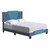 Tuscany Platform bed QN Ocean Blue/Blue