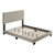 EK CHLOE PLATFORM BED EGG SHELL