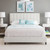 EK LEAH PLATFORM BED EGG SHELL