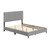 EK LEAH PLATFORM BED GRAY