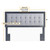 QN/DB ZOE HEADBOARD ONLY BLUE