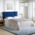 QN/DB ZOE HEADBOARD ONLY BLUE