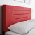 Luxembourg Platform bed 4 Slat (Cordoba in PU) QN Red