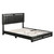 Beaumont Platform Bed 14 Slat (Senata in PU) DB Black