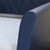 St. Ives Day Bed Faux Leather TW Med. Blue