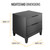 MACKAY BLACK NIGHTSTAND