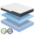 Nautica Home 8" Enliven Memory Foam Mattress EK