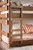 Pollyanna - Twin Bed With 3 Slat Kits - Mahogany (AM-BK500-BED-SLAT)
