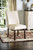 Cimma - Side Chair (Set of 2) - Espresso / Ivory (CM3556SC-2PK)