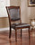 Sylvana - Side Chair (Set of 2) - Brown Cherry / Espresso (CM3453SC-2PK)