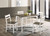 Debbie - 5 Piece Dining Table Set - Gray / White (CM3714GY-T-5PK)