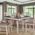 Ann - 5 Piece Counter Height Table Set - Antique White / Gray (CM3752PT-5PK)