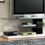 Neapoli - TV Console - Black / White (CM5811TV-SET)