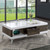 Corinne - Coffee Table - White / Distressed Dark Oak (FOA4535C)
