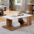 Majken - Coffee Table - White / Natural Tone (FOA4496C)