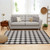 Kendrick - 5' x 7' Plaid Area Rug - Gingham Onyx (RG8185S)