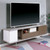 Blair - 70'' TV Console - White / Champagne / Gray (CM5423-TV)