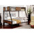 Clapton - Twin Over Full Bunk Bed - Black (CM-BK029TF)