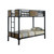Clapton - Twin Over Full Bunk Bed - Black (CM-BK029TF)
