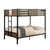 Clapton - Twin Over Full Bunk Bed - Black (CM-BK029TF)