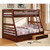 California - Twin Over Full Bunk Bed With 2 Drawers - Cherry (CM-BK601CH-BED)