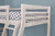 California - Twin Over Full Bunk Bed With 2 Drawers - Wire - Brushed White (CM-BK588BWH-BED)