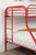 Opal - Twin Over Full Bunk Bed - Red (CM-BK931RD-TF)