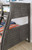 Hoople - Twin Over Full Bunk Bed - Gray (CM-BK963GY-BED)