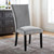 Kian - Side Chair (Set of 2) - Black / Light Gray (CM3744GY-SC-2PK)