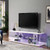 Ernst - 72'' TV Stand - White / Clear (CM5901WH-TV-72)