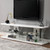 Ernst - TV Stand - White / Clear (CM5901WH-TV-60)
