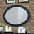 Lennart - Oval Mirror - Black (CM7386BK-MO)