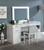 Vickie - Vanity Set - Luminous White (FOA-DK5684WH-PK)