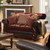 Franklin - Loveseat - Burgundy / Espresso (SM6107N-LV)