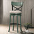 Clarence - Swivel Barstool (Set of 2) - Antique Green (CM-BR1855GR-29-2PK)