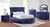 Sansom - Eastern King Bed - Blue (CM7178BL-EK-BED)