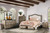 Belgrade I - King Bed - Rustic Natural Tone / Ivory (CM7614EK-BED)
