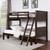 Stamos - Twin / Full Bunk Bed - Walnut (CM-BK658WN-TF-BED)