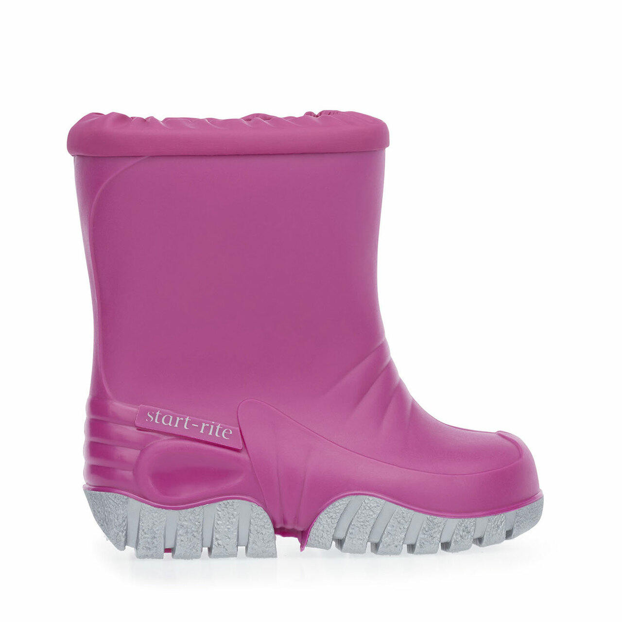 Baby Mudbuster, Pink girls slip-on waterproof wellies