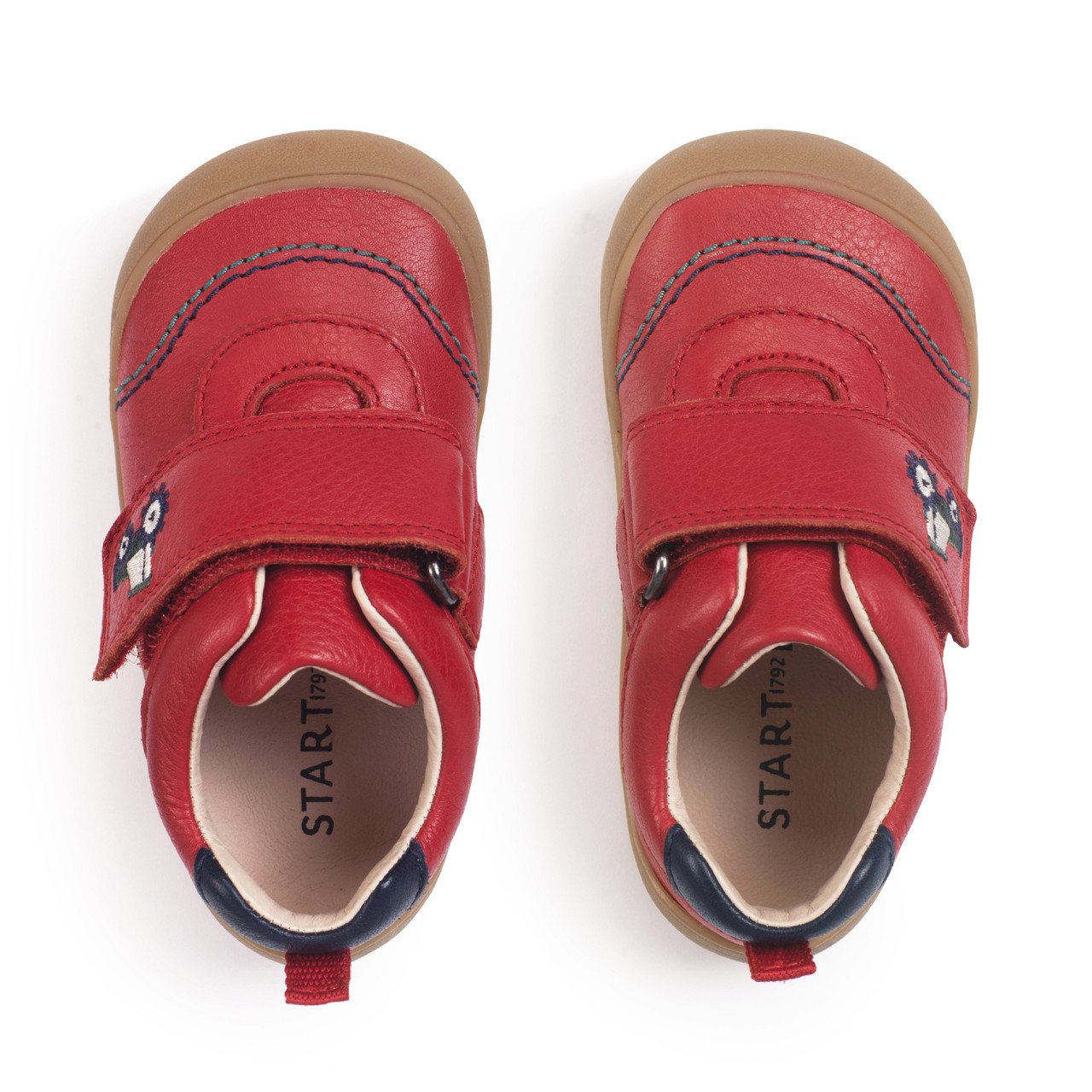 Harvest, red leather baby rip-tape first walking shoes - Start-Rite